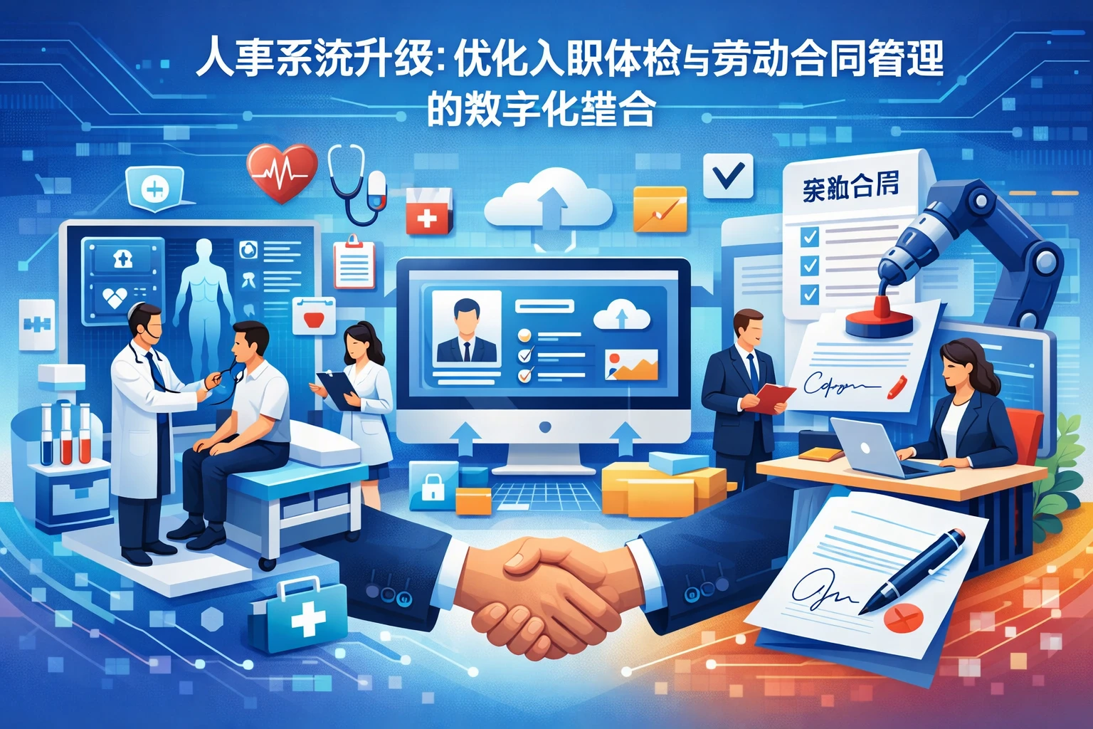 人事系统升级:优化入职体检与劳动合同管理的数字化整合