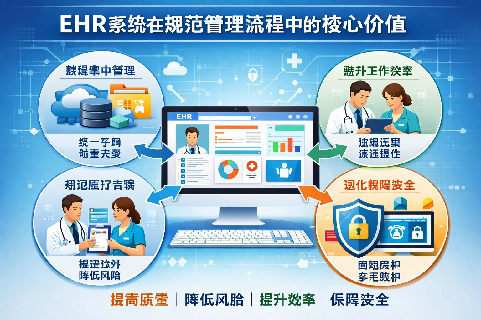 EHR系统在规范管理流程中的核心价值