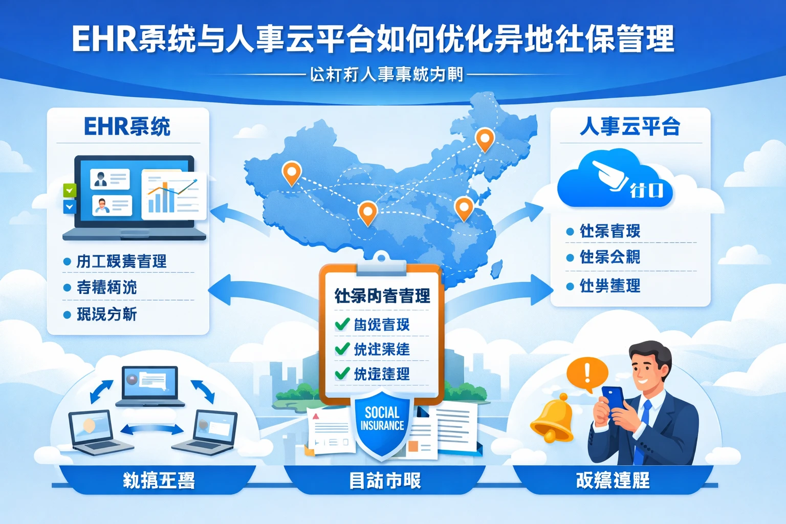 ehr系统与人事云平台如何优化异地社保管理——以钉钉人事系统为例