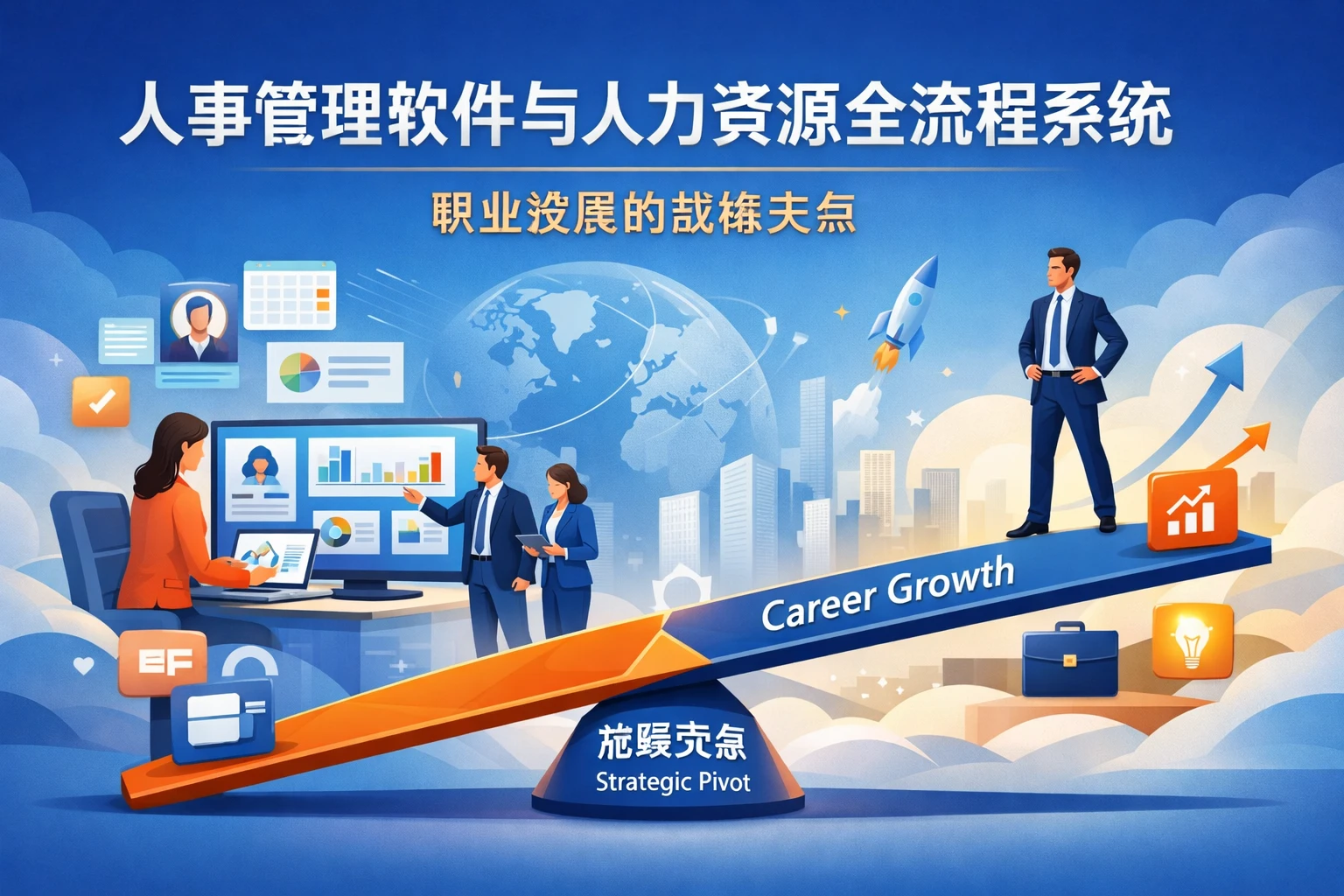 人事管理软件与人力资源全流程系统：职业发展的战略支点