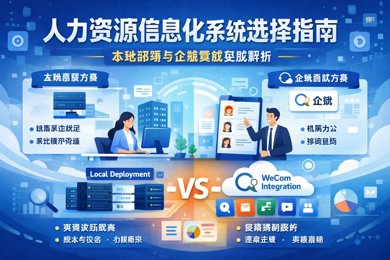 人力资源信息化系统选择指南：本地部署与企微集成实战解析