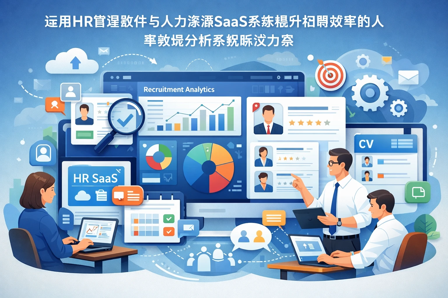 运用HR管理软件与人力资源SaaS系统提升招聘效率的人事数据分析系统解决方案