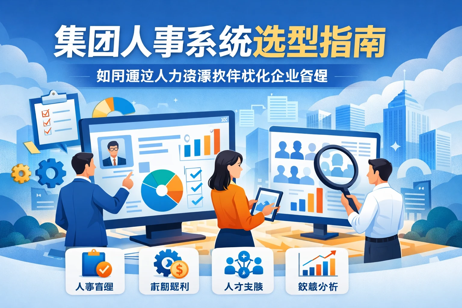 集团人事系统选型指南：如何通过人力资源软件优化企业管理