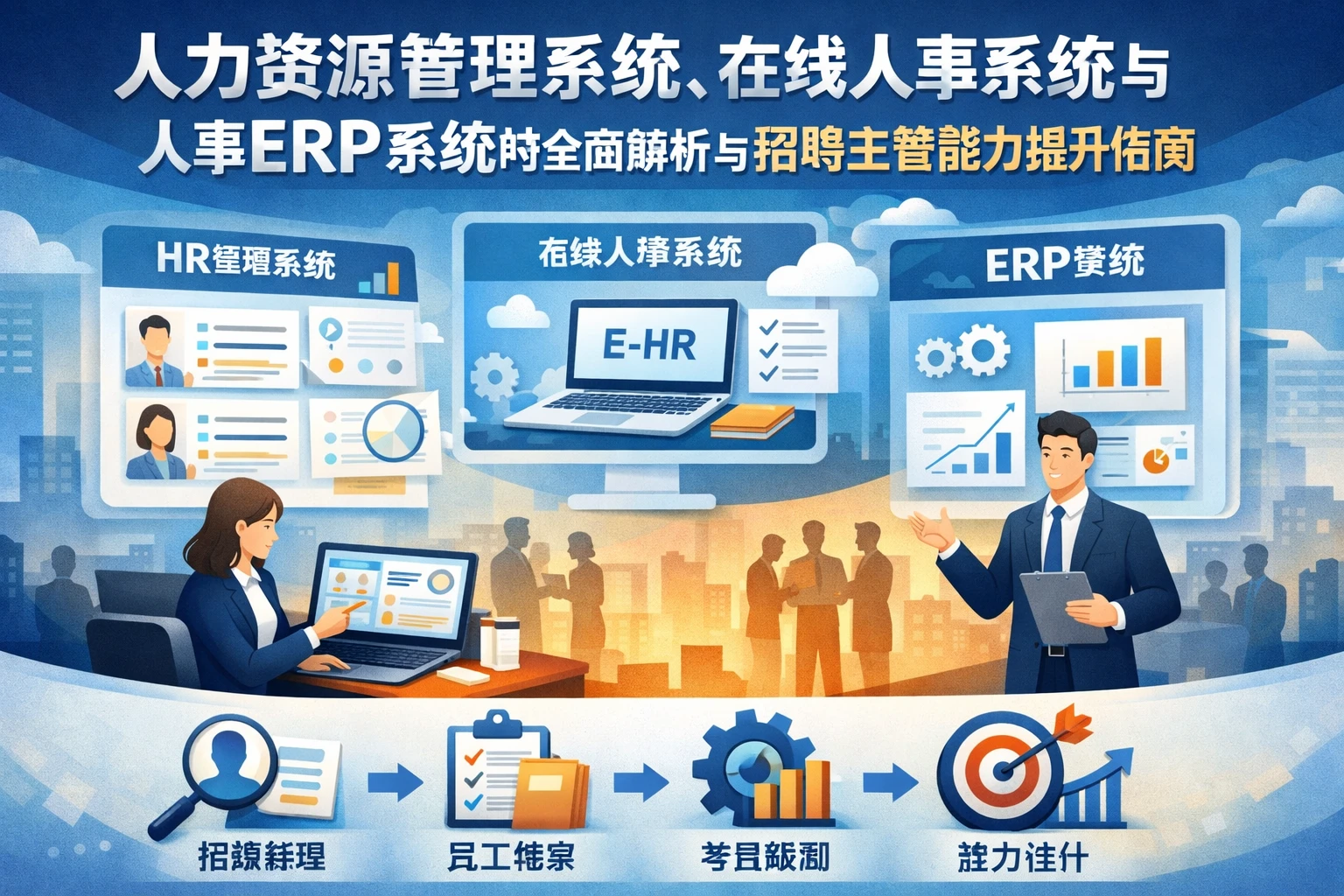 人力资源管理系统、在线人事系统与人事ERP系统的全面解析与招聘主管能力提升指南