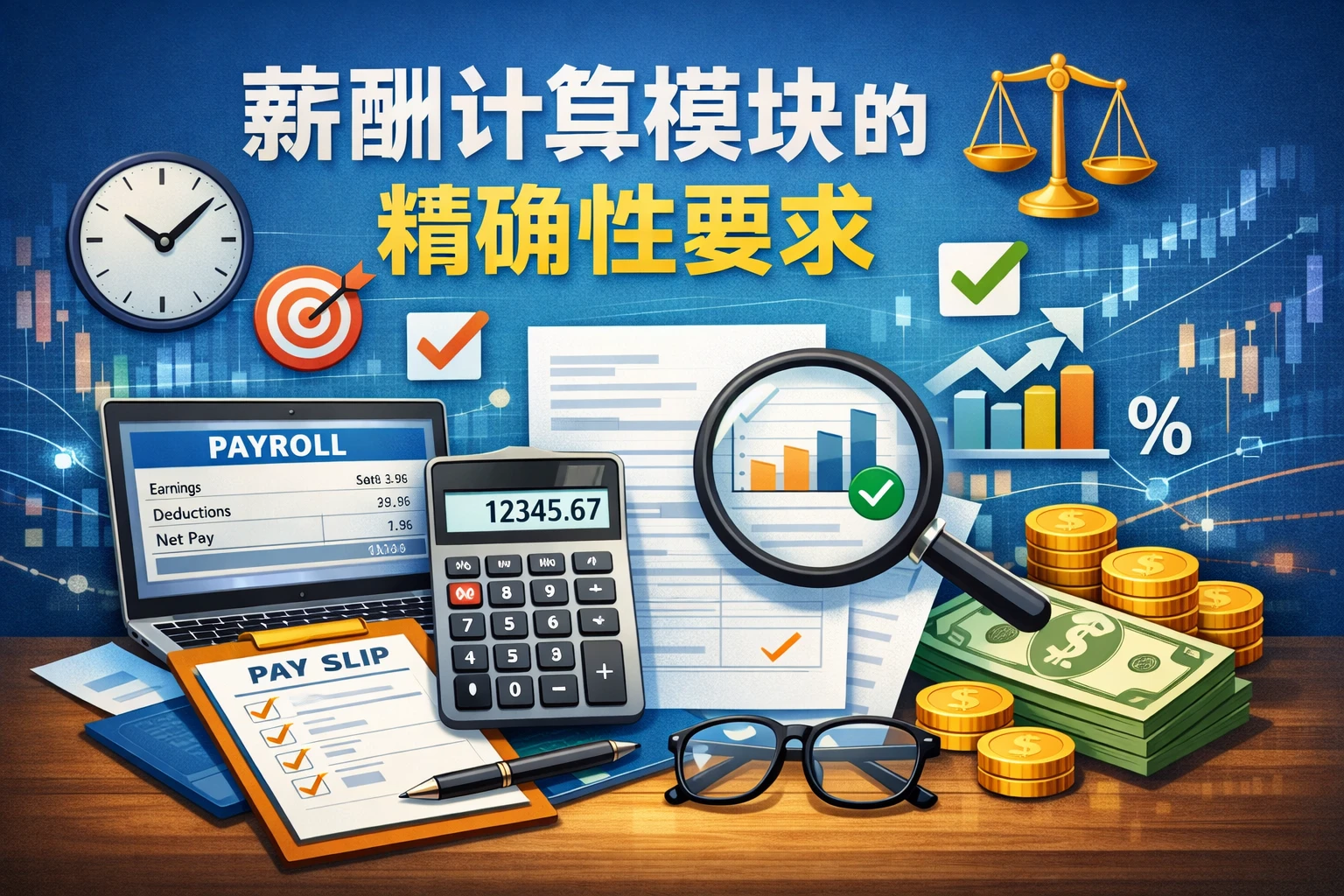 薪酬计算模块的精确性要求