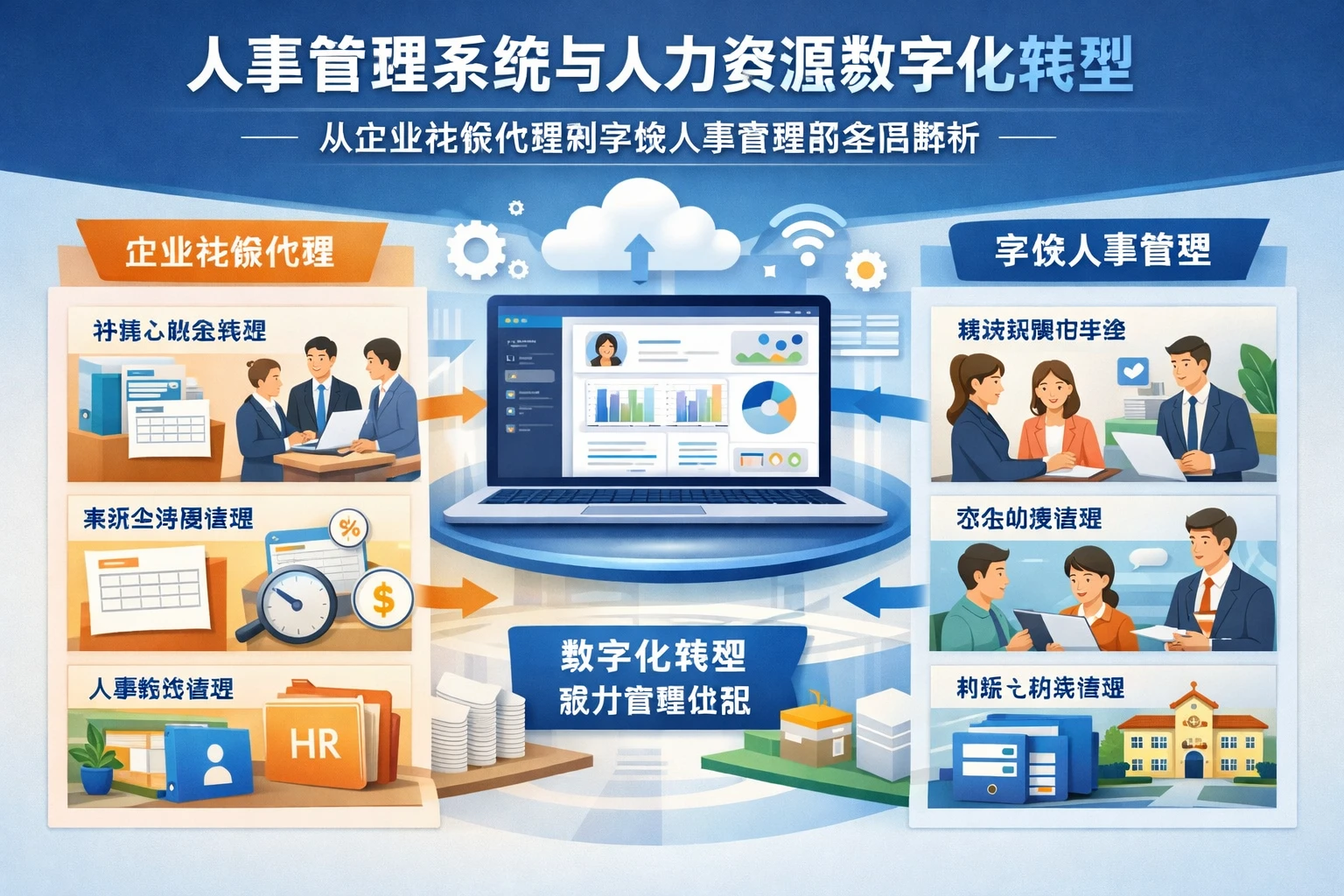 人事管理系统与人力资源数字化转型：从企业社保代理到学校人事管理的全面解析
