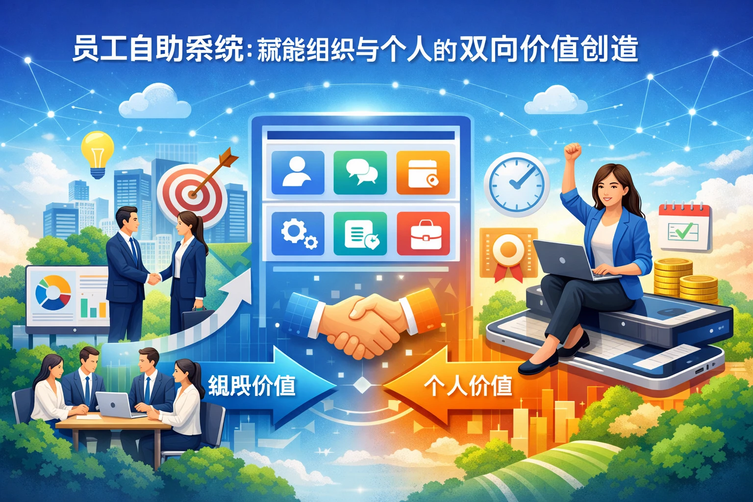 员工自助系统：赋能组织与个人的双向价值创造