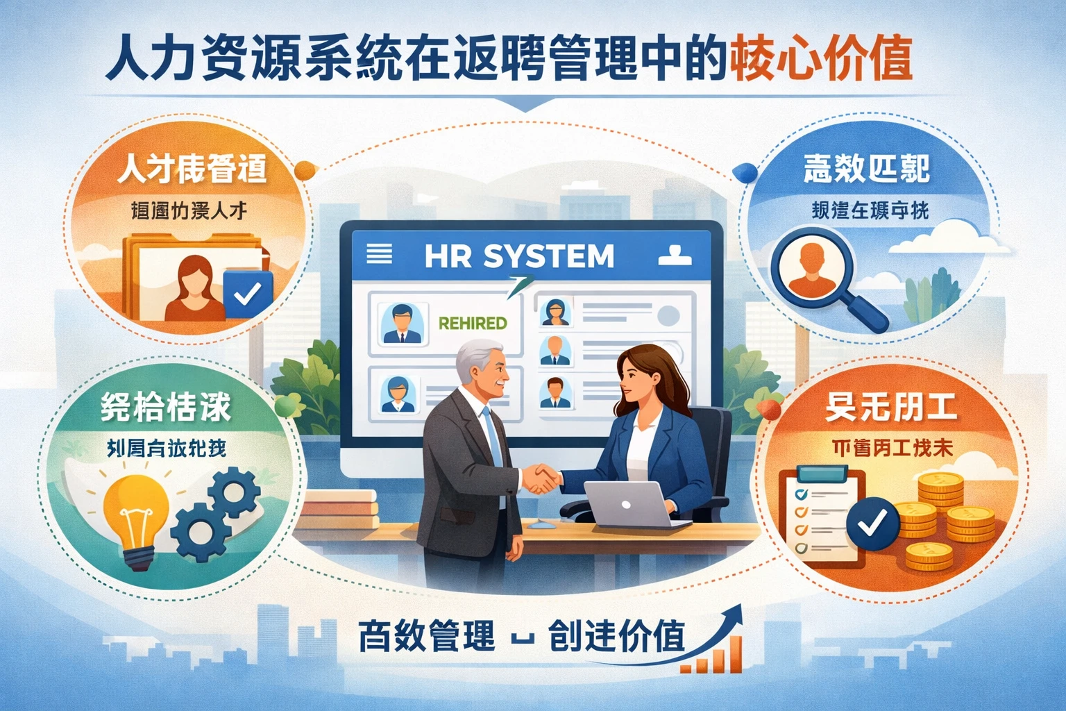 人力资源系统在返聘管理中的核心价值