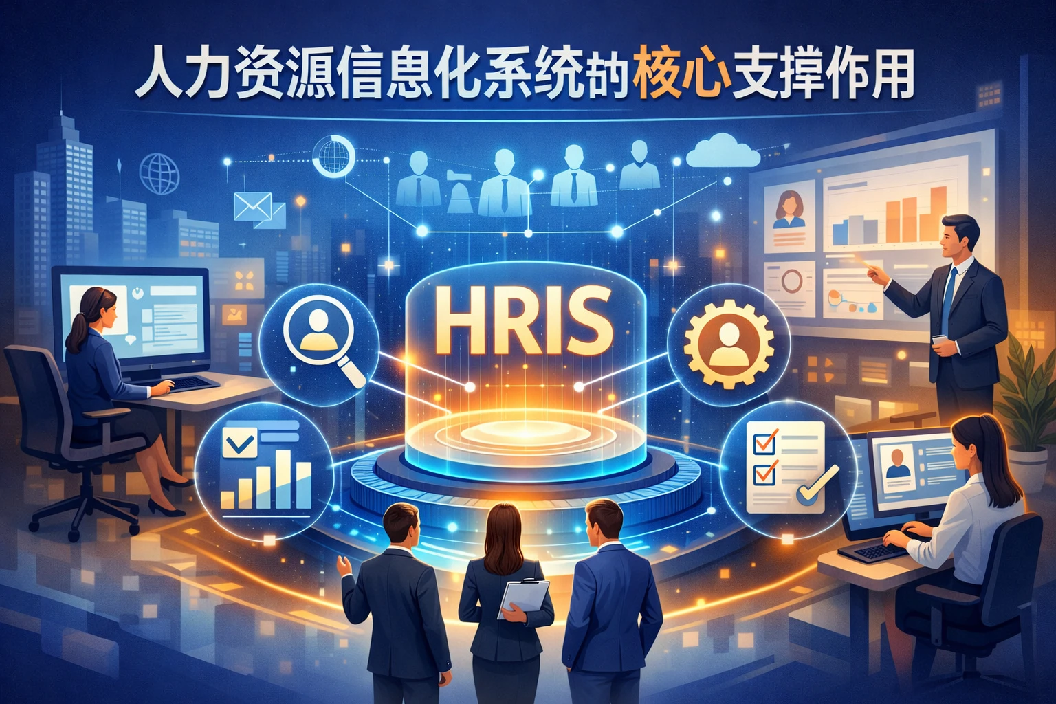 人力资源信息化系统的核心支撑作用