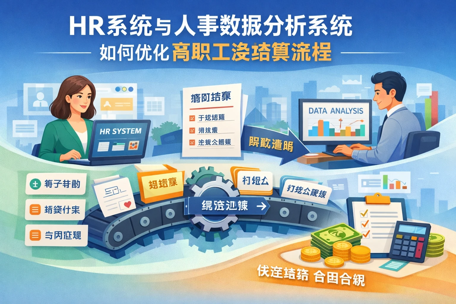 HR系统与人事数据分析系统如何优化离职工资结算流程