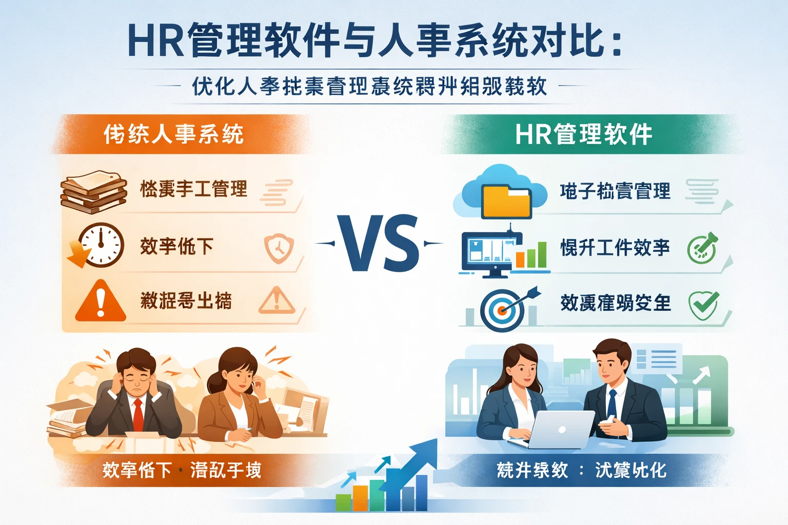 HR管理软件与人事系统对比:优化人事档案管理系统提升组织绩效