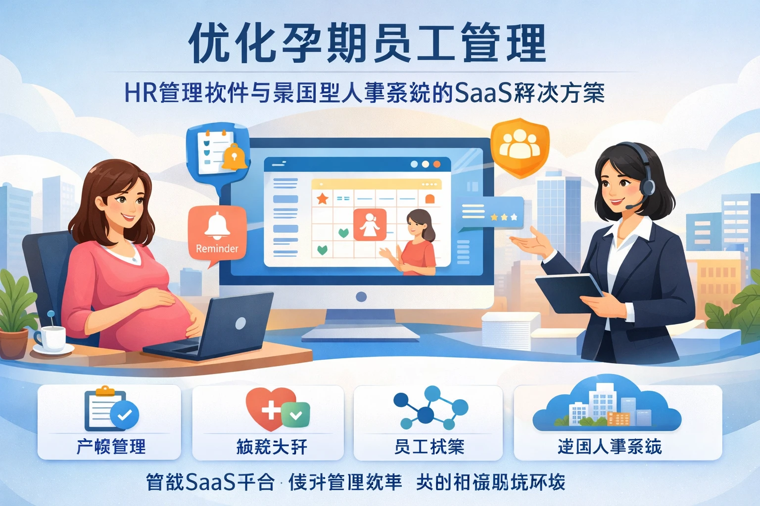 优化孕期员工管理：HR管理软件与集团型人事系统的SaaS解决方案