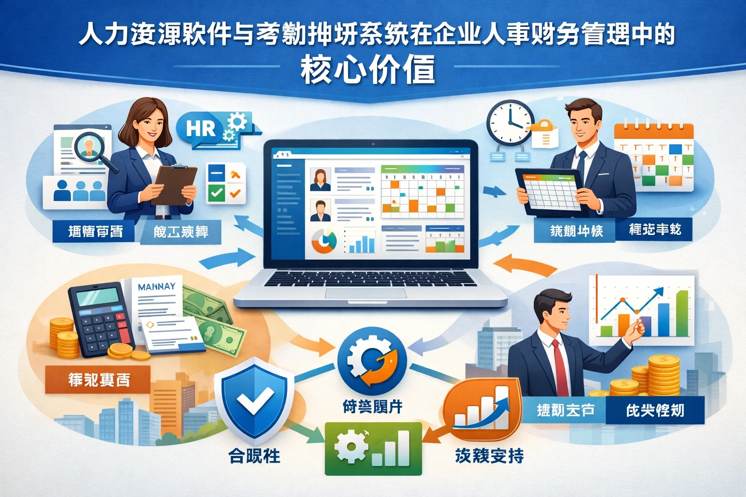 人力资源软件与考勤排班系统在企业人事财务管理中的核心价值