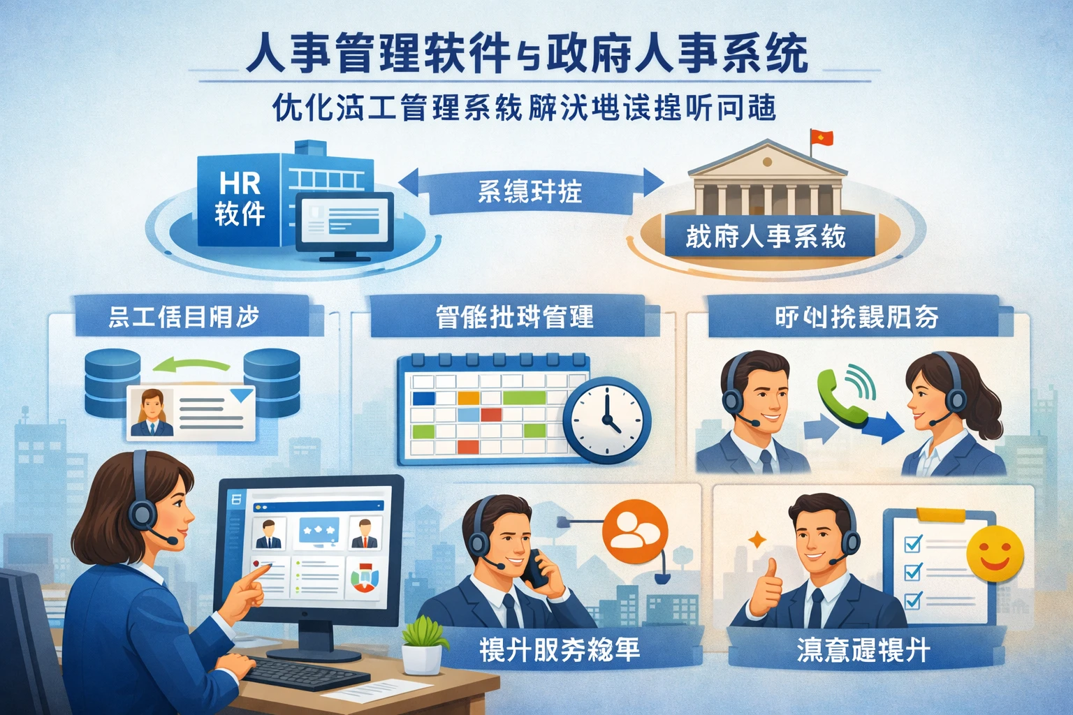 人事管理软件与政府人事管理系统如何优化员工管理系统解决电话接听问题