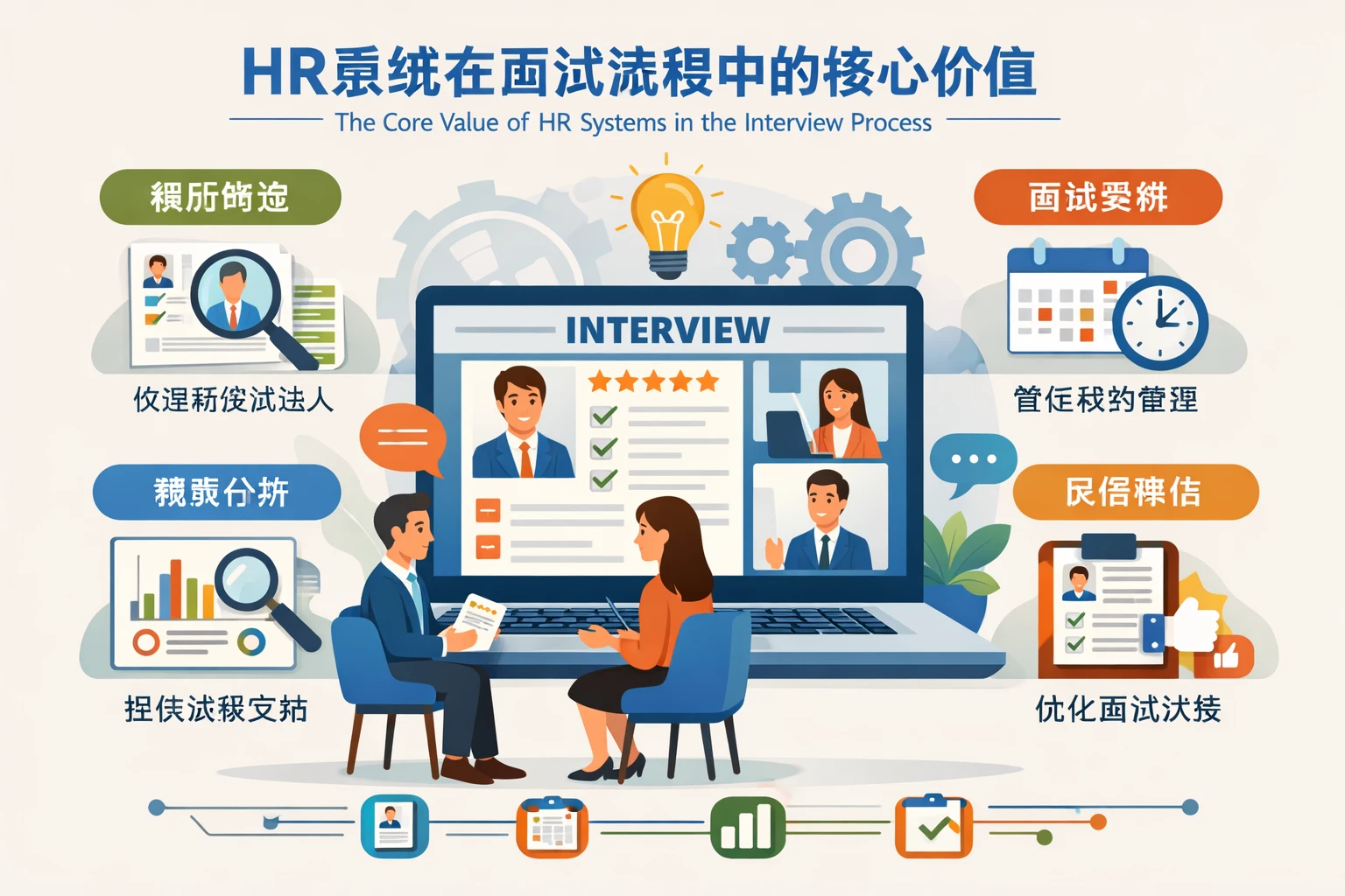 HR系统在面试流程中的核心价值