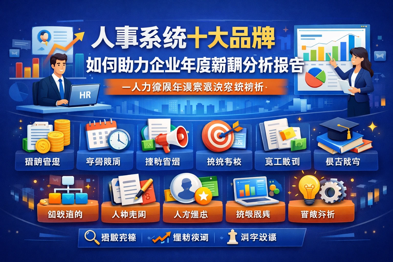 人事系统十大品牌如何助力企业年度薪酬分析报告——人力资源全流程系统实战解析