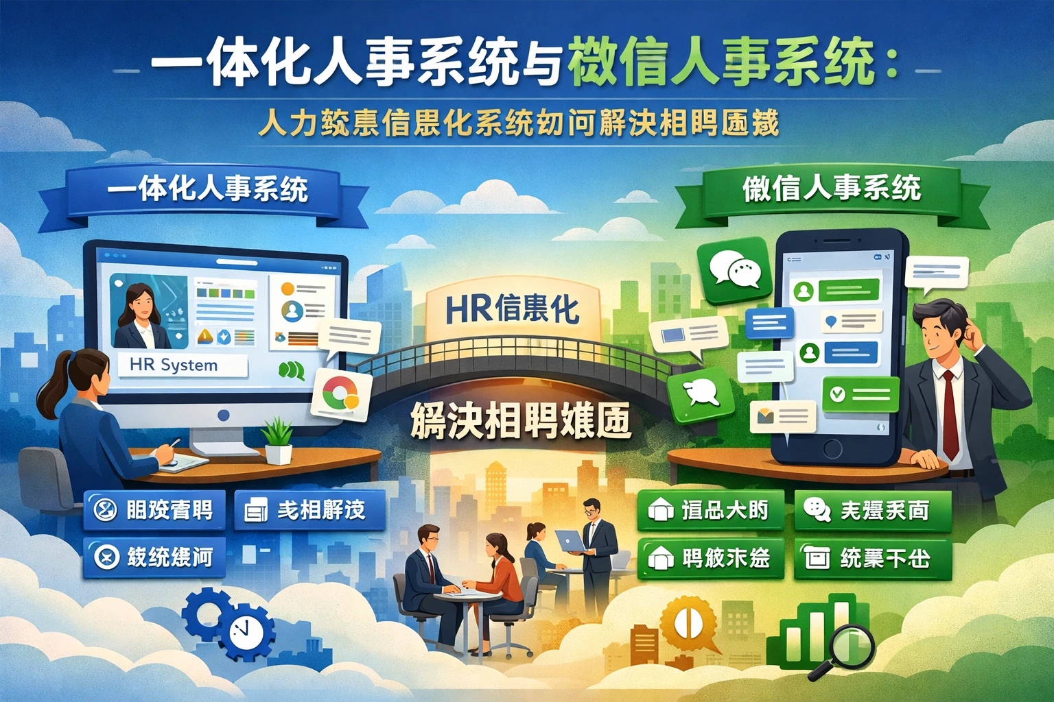 一体化人事系统与微信人事系统：人力资源信息化系统如何解决招聘困境