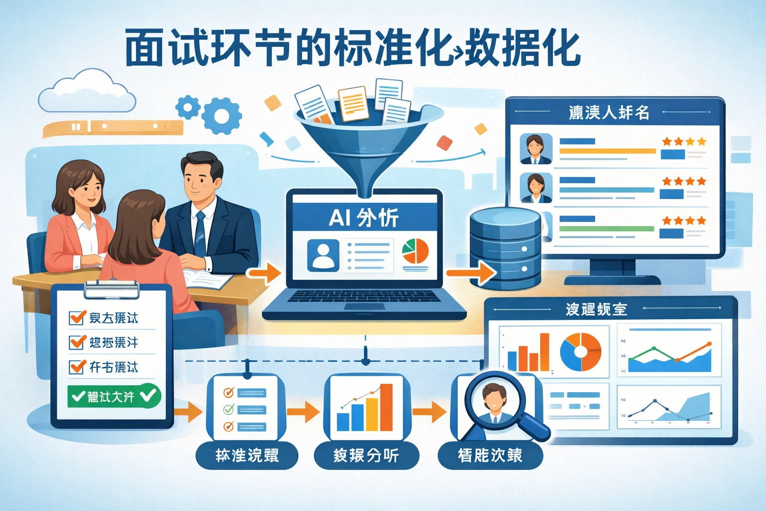 面试环节的标准化与数据化