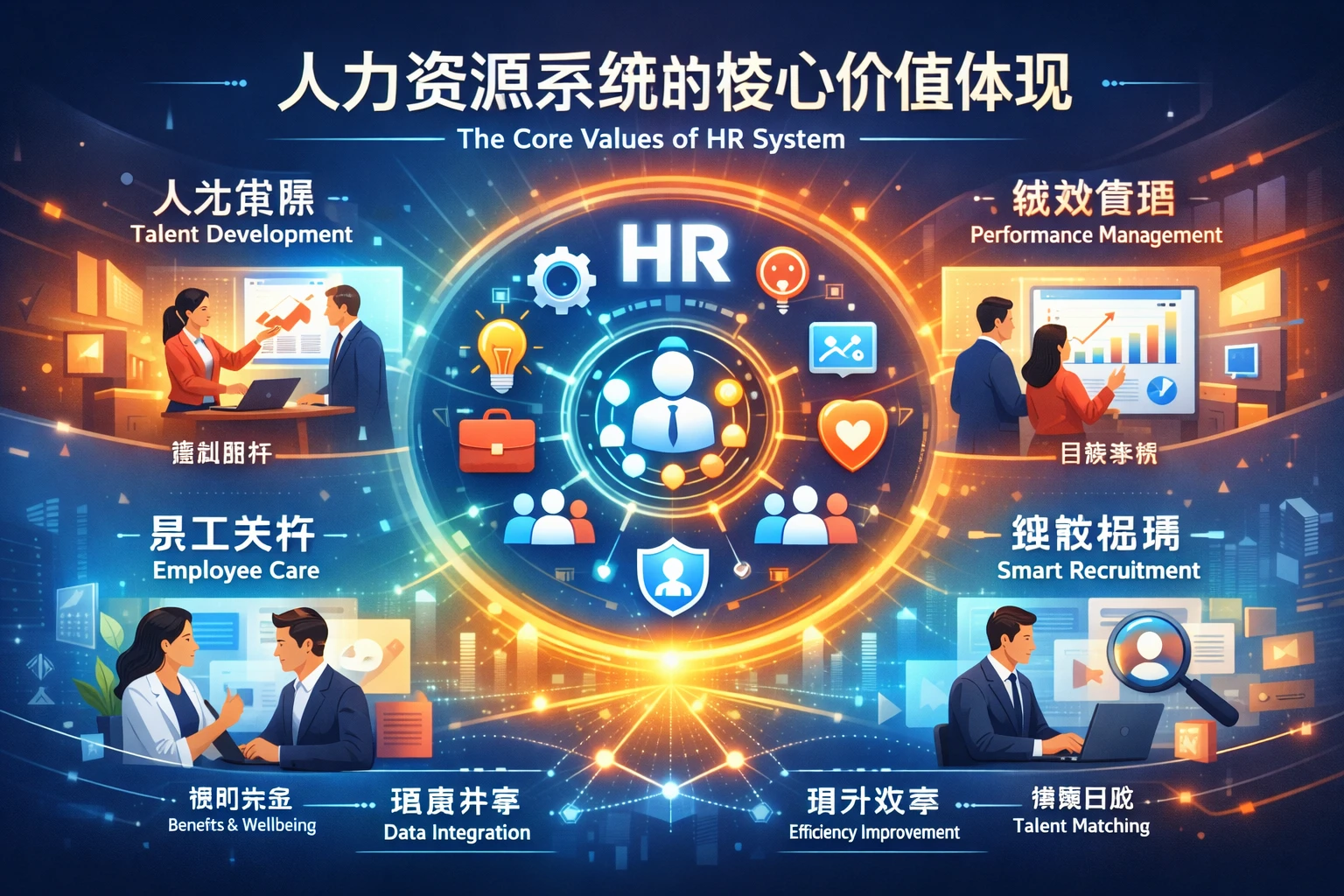 人力资源系统的核心价值体现