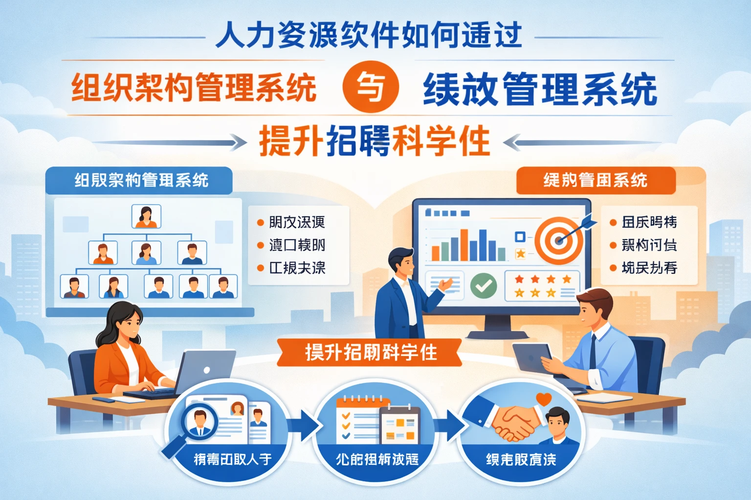 人力资源软件如何通过组织架构管理系统与绩效管理系统提升招聘科学性