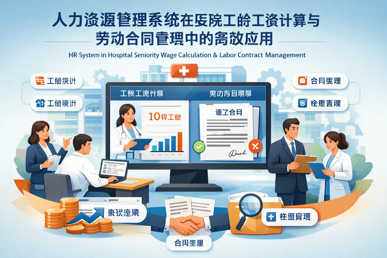 人力资源管理系统在医院工龄工资计算与劳动合同管理中的高效应用