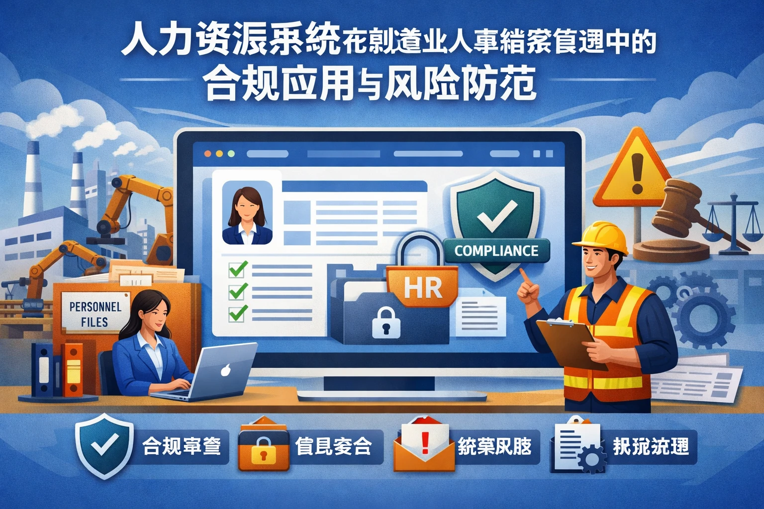 人力资源系统在制造业人事档案管理中的合规应用与风险防范