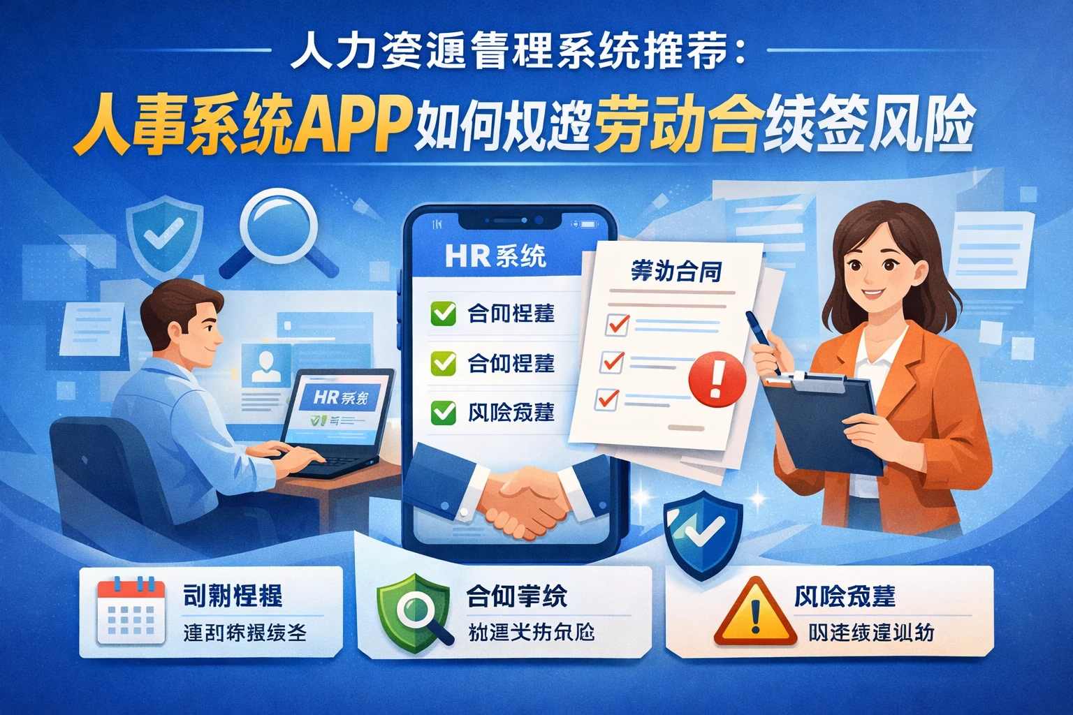 人力资源管理系统推荐：人事系统APP如何规避劳动合同续签风险