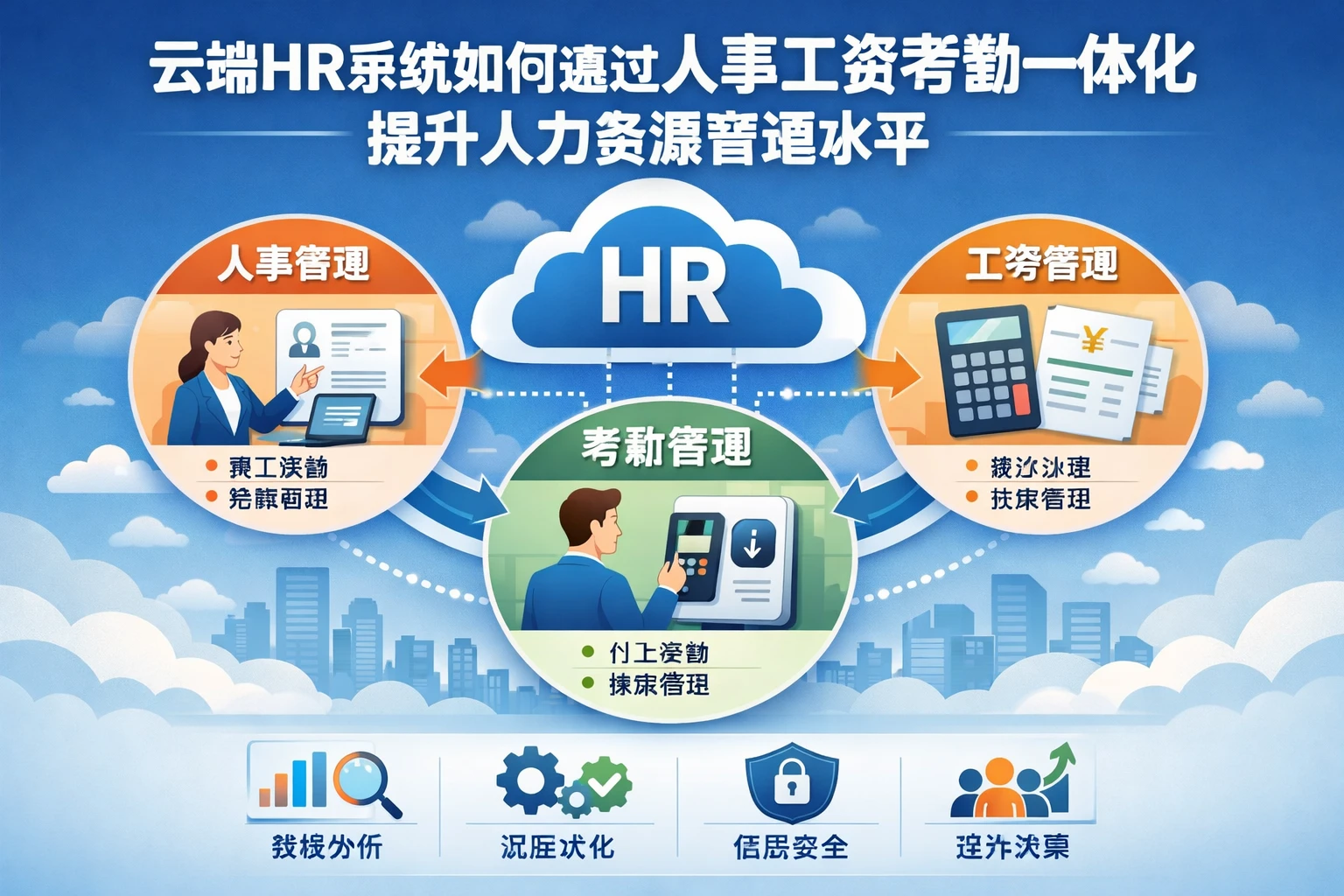 云端HR系统如何通过人事工资考勤一体化提升人力资源管理水平