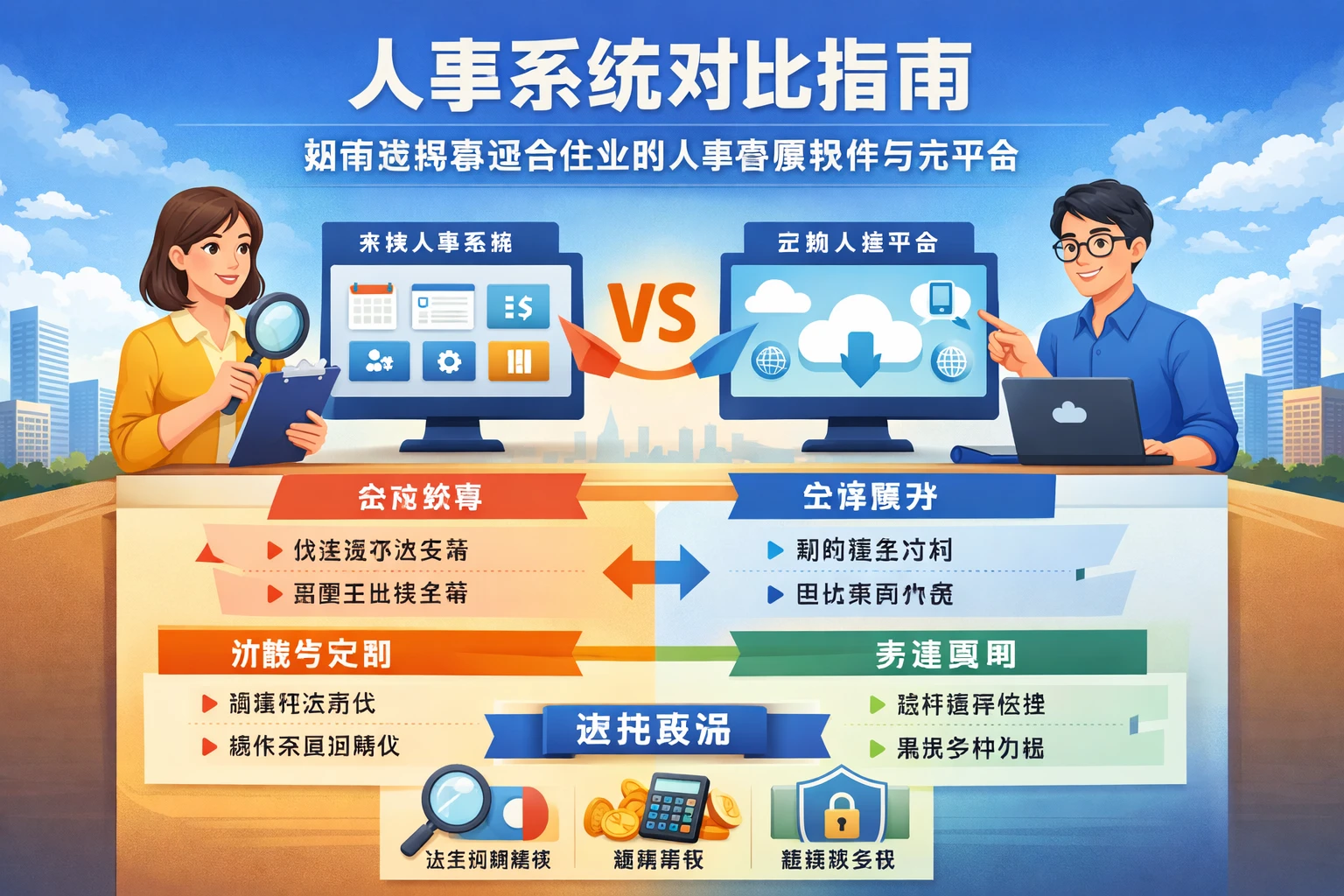 人事系统对比指南：如何选择最适合企业的人事管理软件与云平台