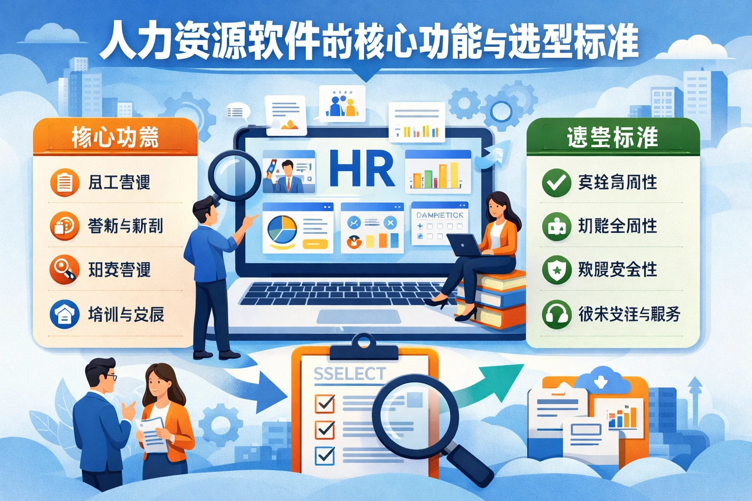 人力资源软件的核心功能与选型标准