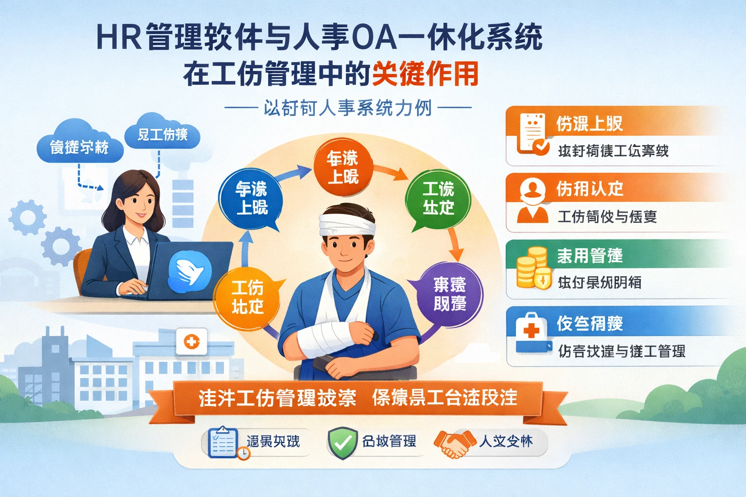 HR管理软件与人事OA一体化系统在工伤管理中的关键作用——以钉钉人事系统为例