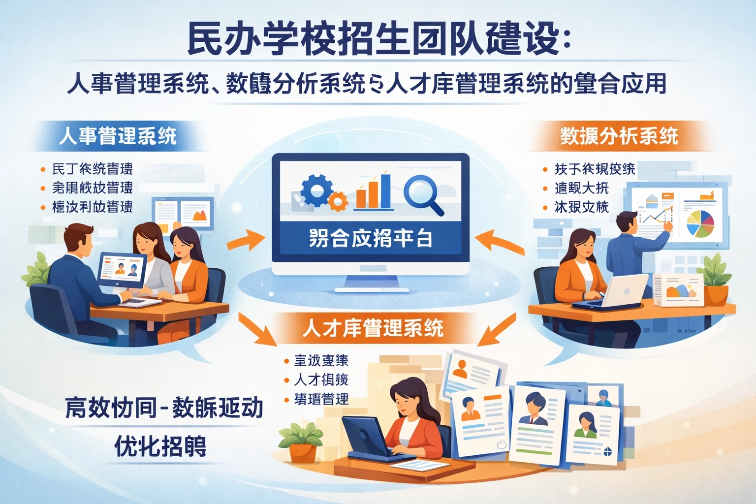 民办学校招生团队建设：人事管理系统、数据分析系统与人才库管理系统的整合应用