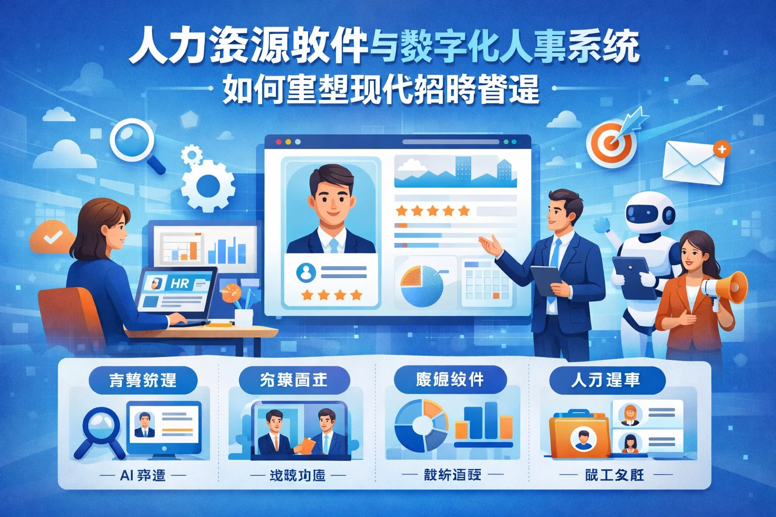 人力资源软件与数字化人事系统如何重塑现代招聘管理