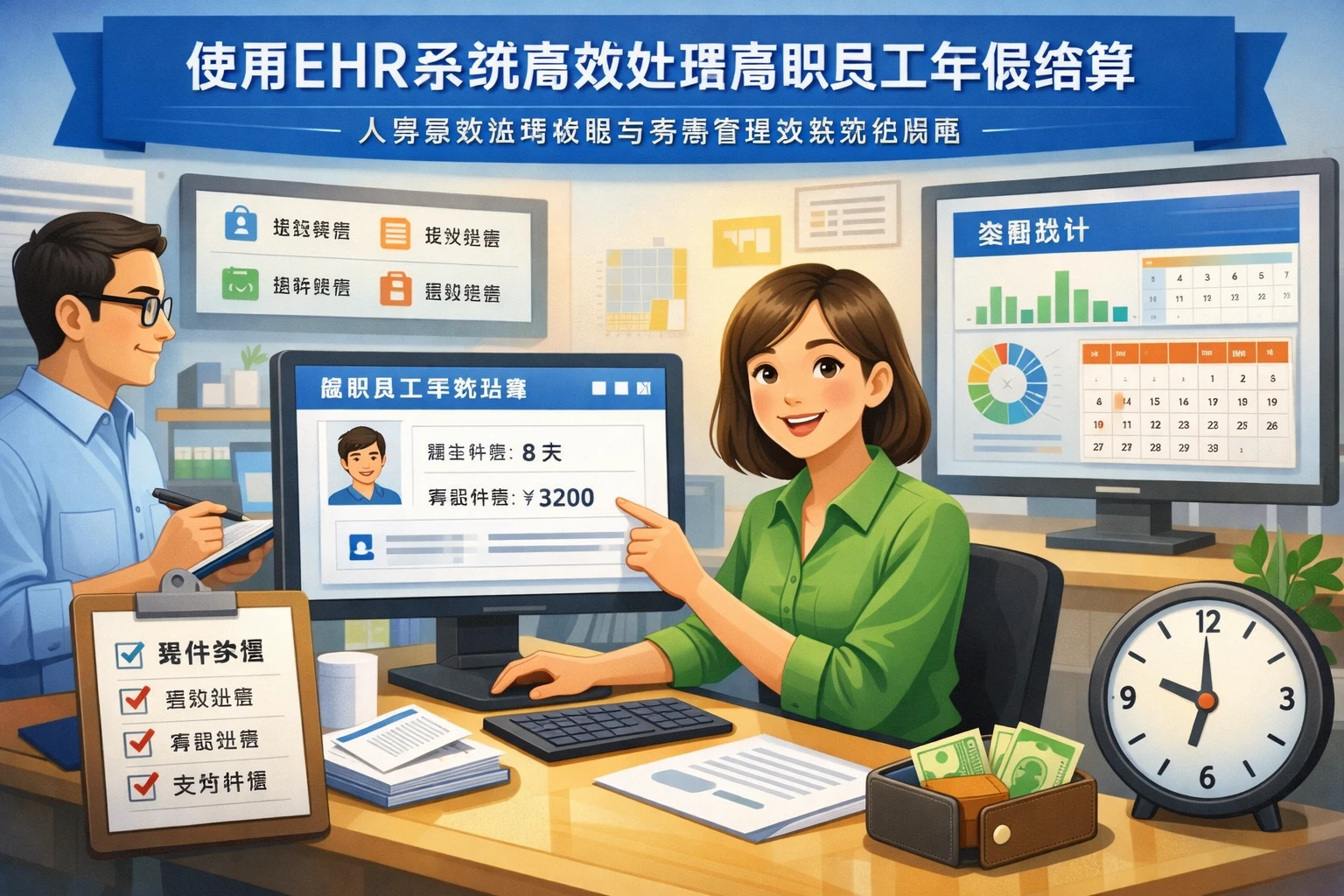 使用EHR系统高效处理离职员工年假结算 - 人事系统使用教程与考勤管理系统实战指南