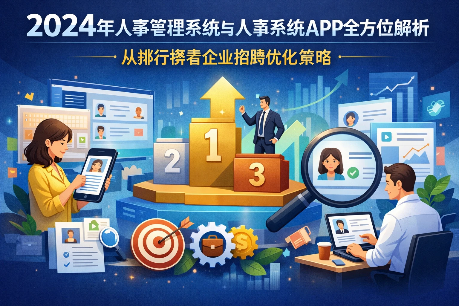 2024年人事管理系统与人事系统APP全方位解析:从排行榜看企业招聘优化策略
