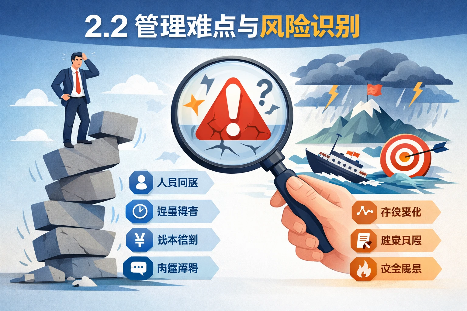 2.2 管理难点与风险识别