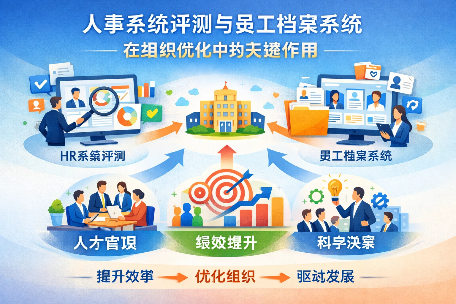 人事系统评测与员工档案系统在组织优化中的关键作用