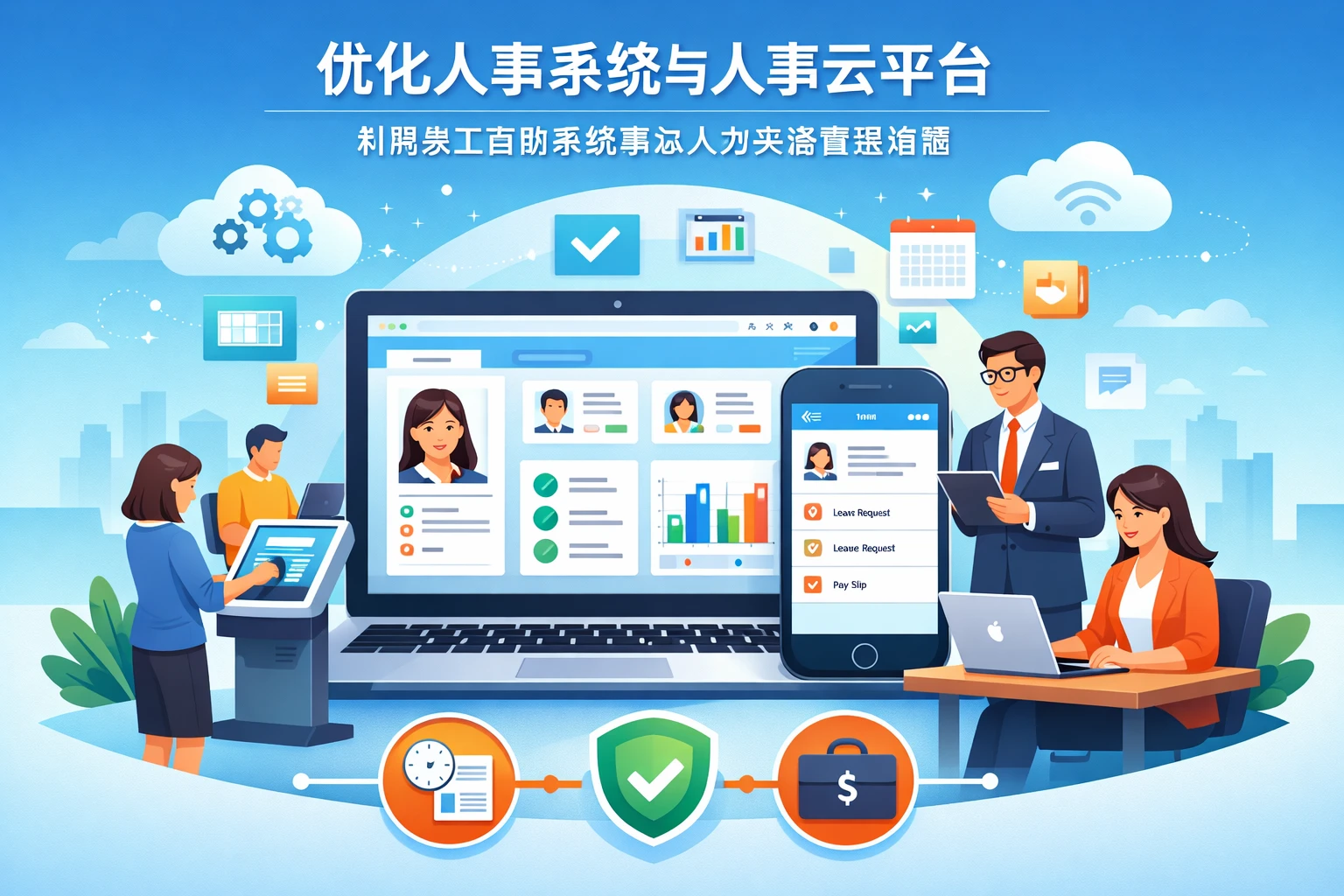 优化人事系统与人事云平台：利用员工自助系统解决人力资源管理难题