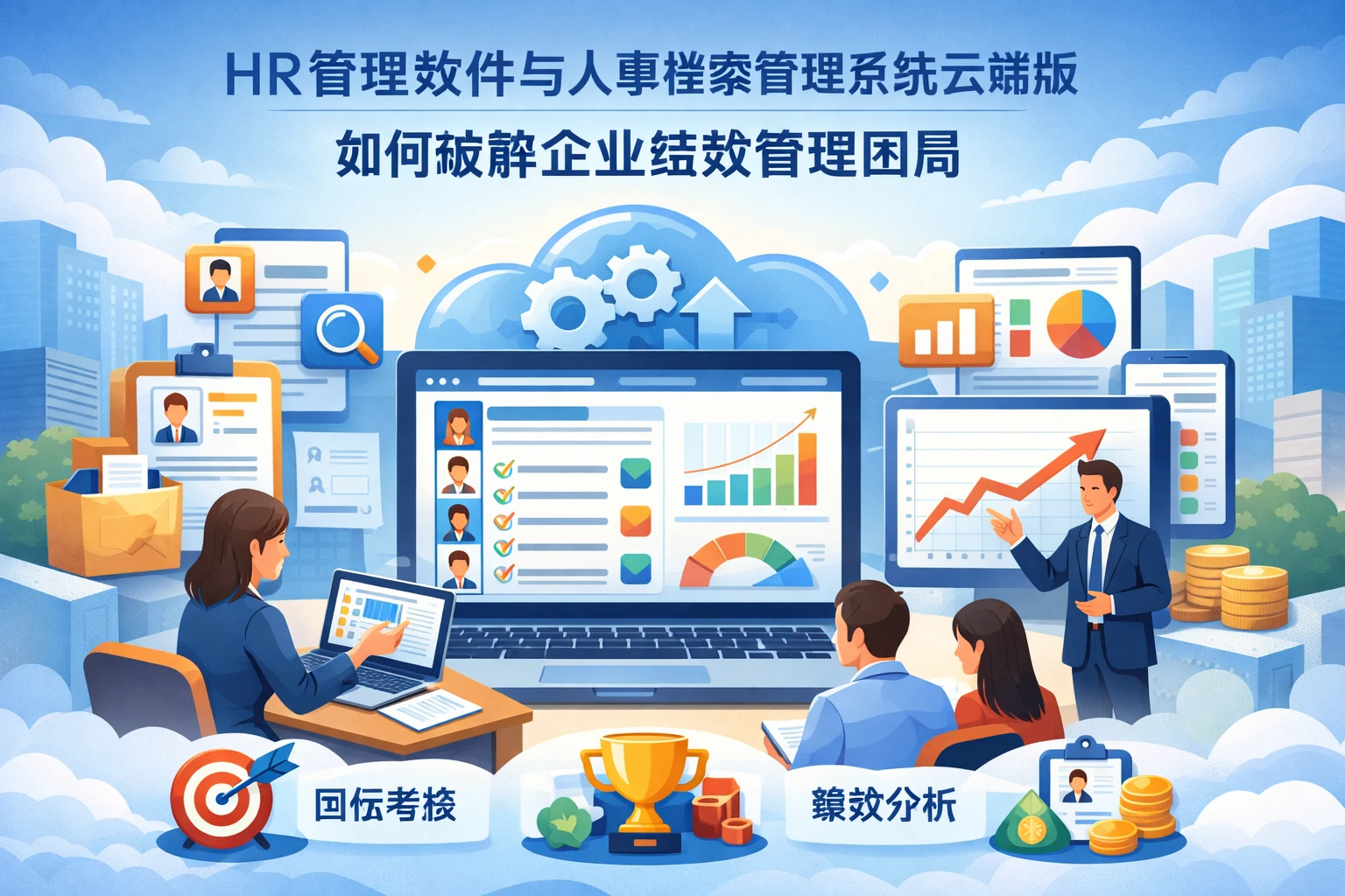 HR管理软件与人事档案管理系统云端版如何破解企业绩效管理困局