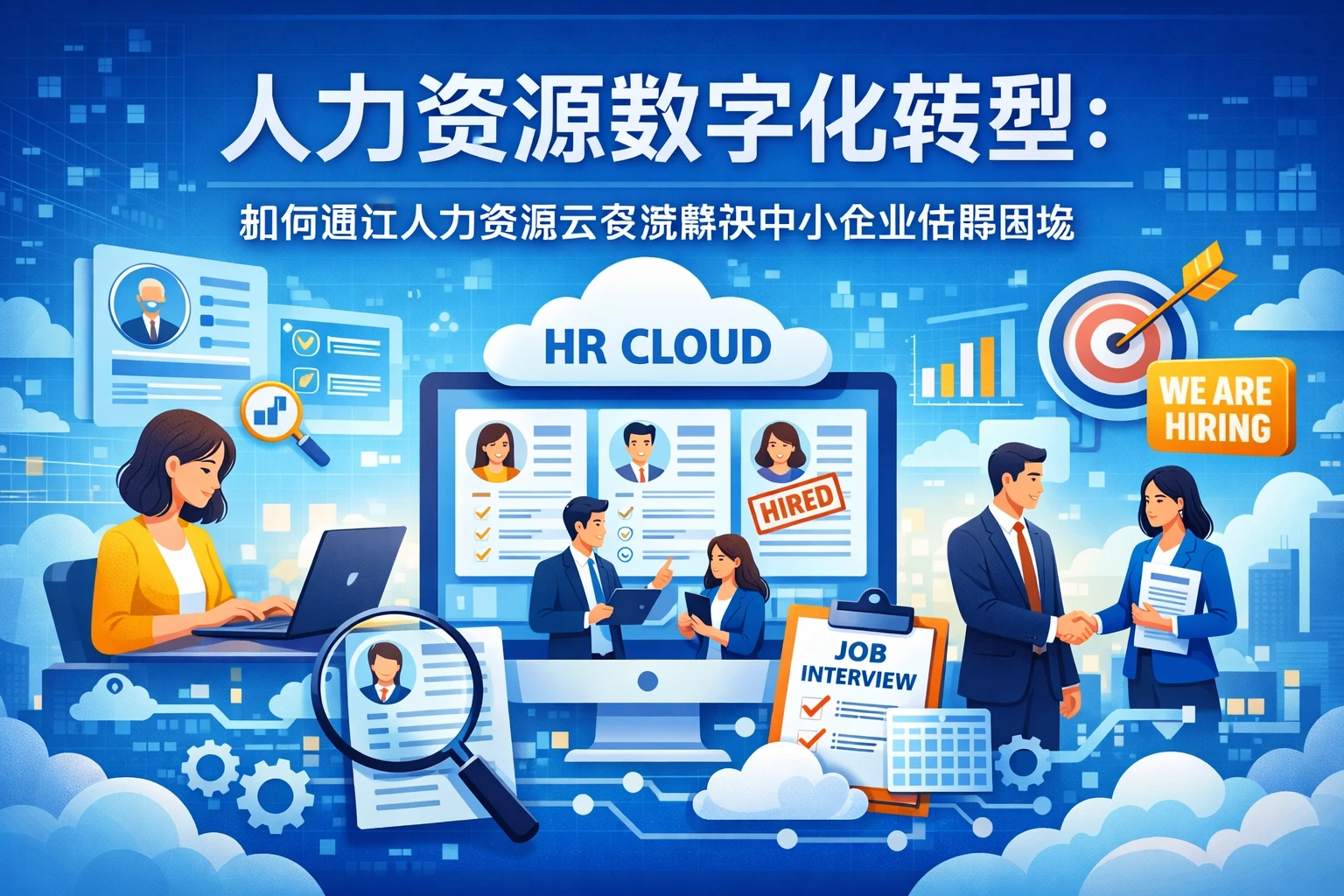 人力资源数字化转型：如何通过人力资源云系统解决中小企业招聘困境