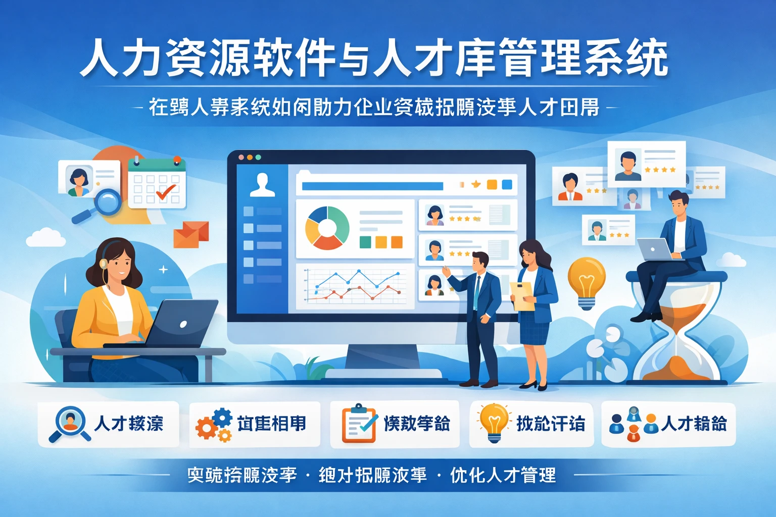 人力资源软件与人才库管理系统：在线人事系统如何助力企业突破招聘淡季人才困局