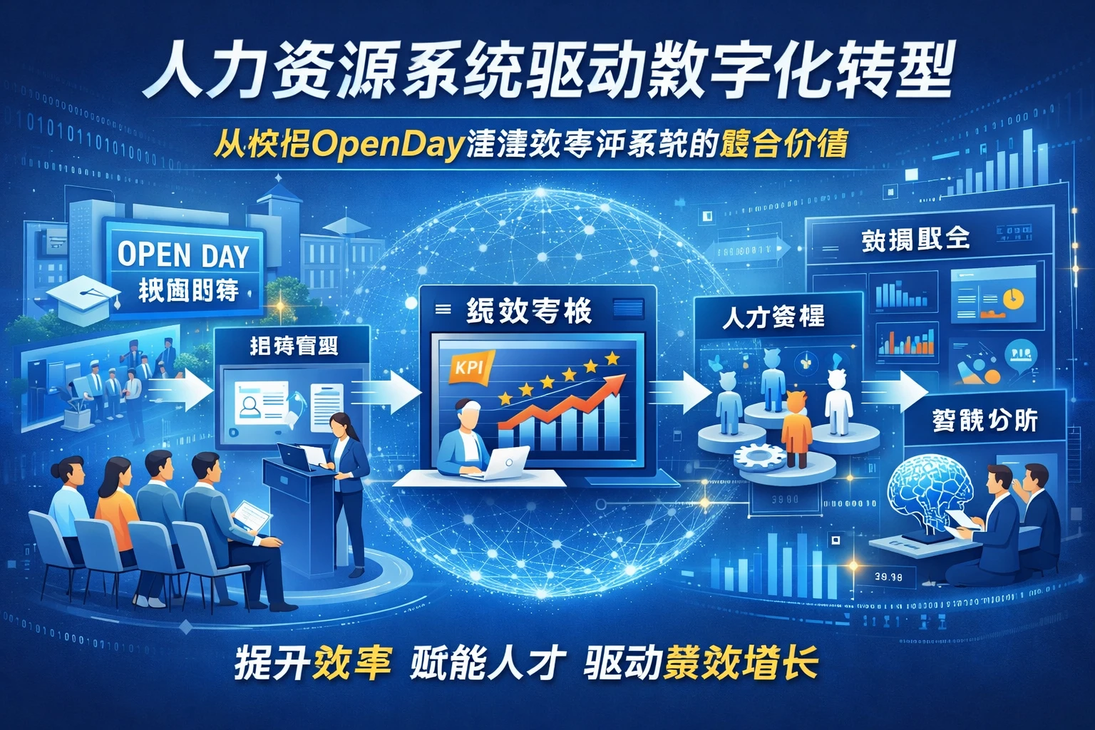 人力资源系统驱动数字化转型:从校招Openday看绩效考评系统的整合价值