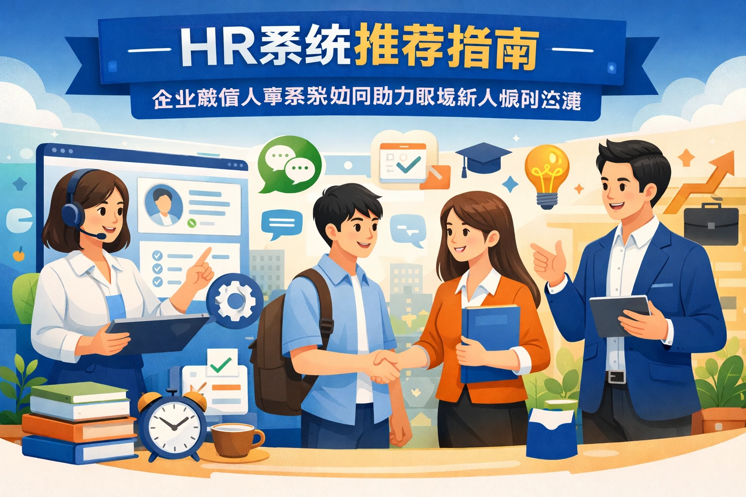 HR系统推荐指南：企业微信人事系统如何助力职场新人顺利过渡