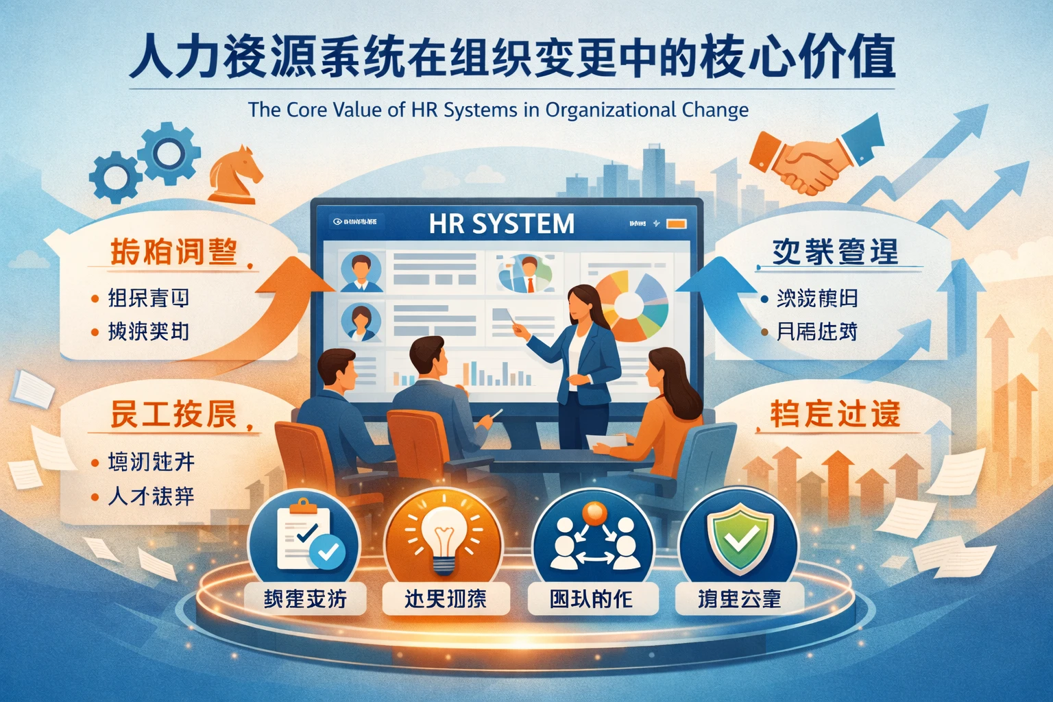 人力资源系统在组织变更中的核心价值