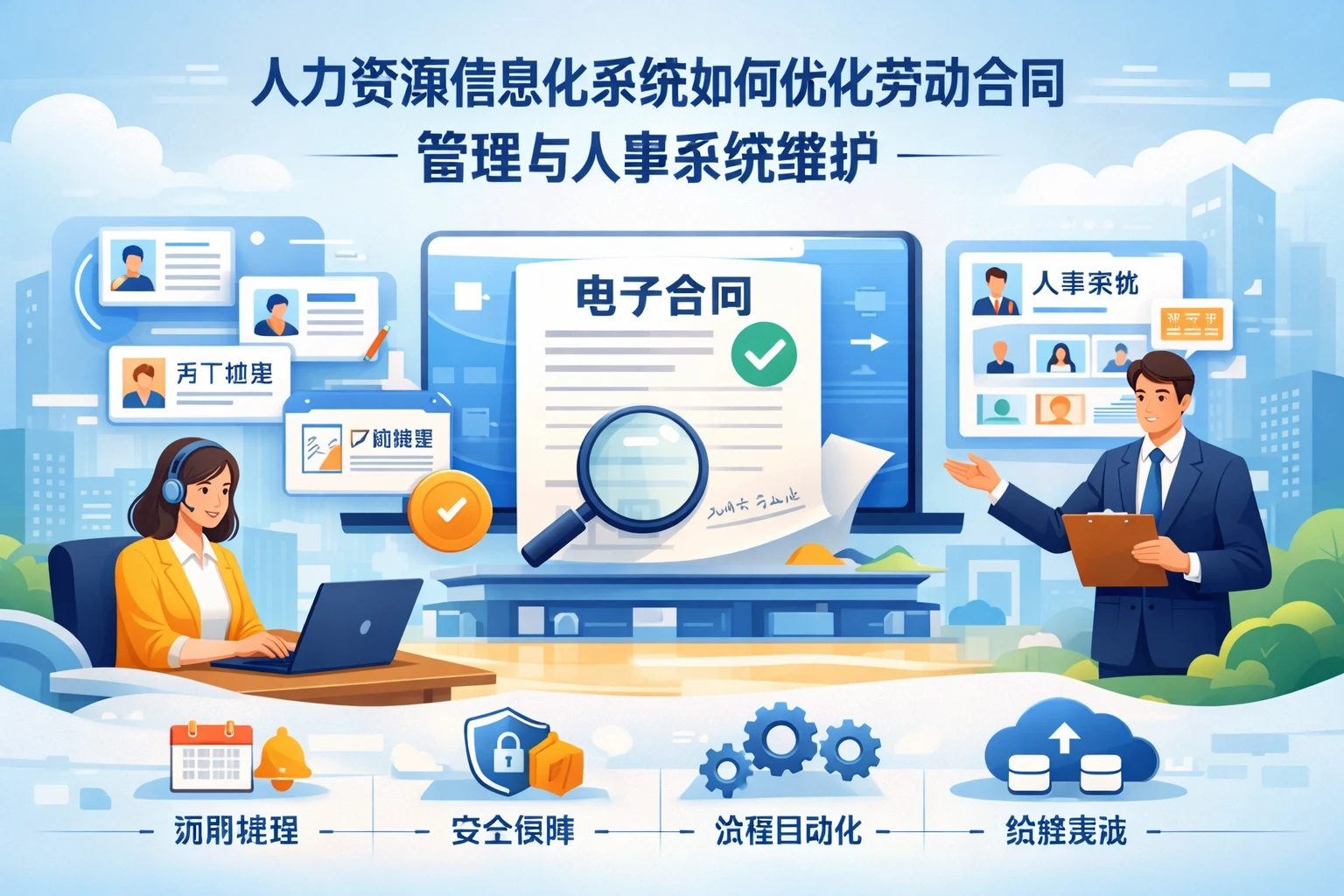 人力资源信息化系统如何优化劳动合同管理与人事系统维护