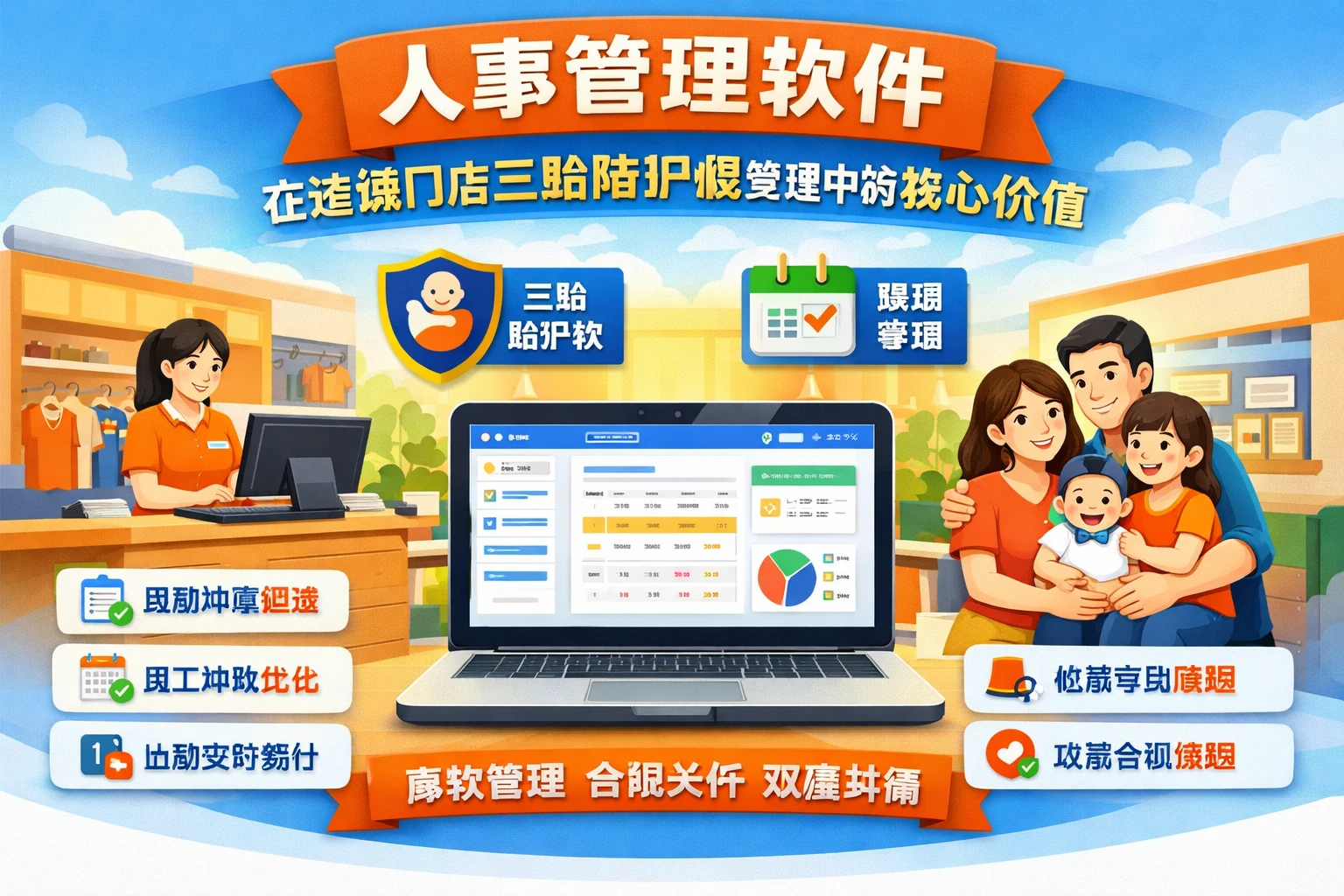 人事管理软件在连锁门店三胎陪护假管理中的核心价值