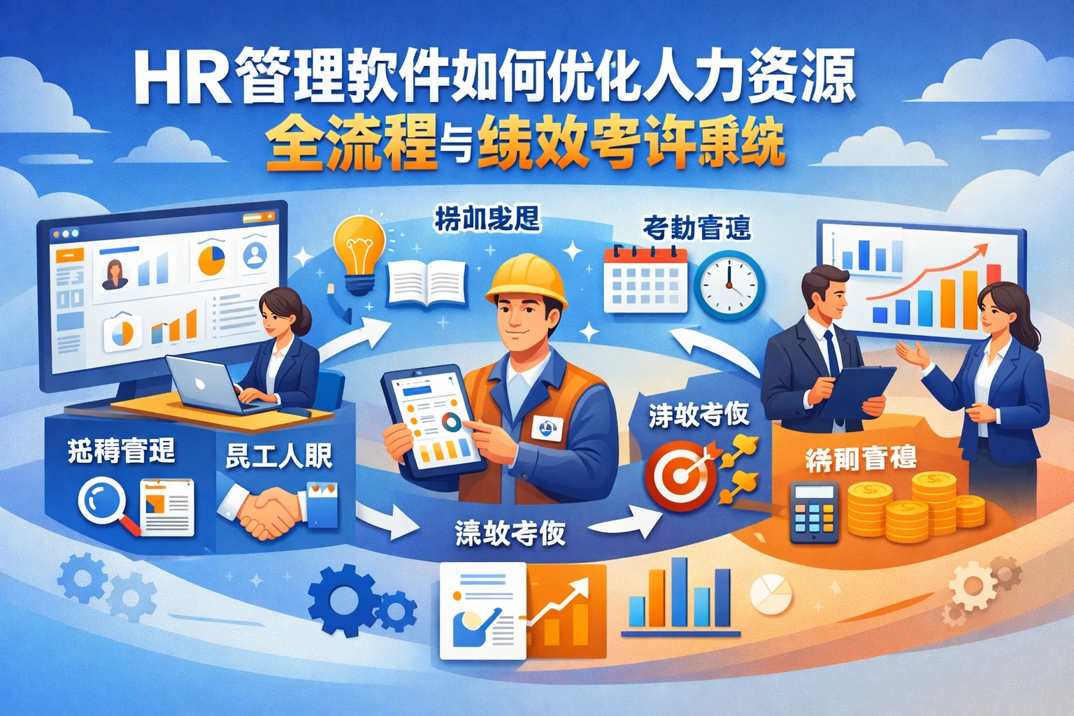 HR管理软件如何优化人力资源全流程与绩效考评系统