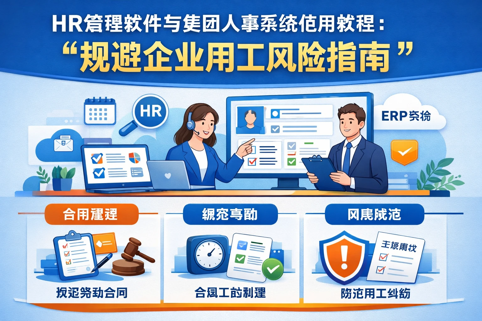HR管理软件与集团人事系统使用教程：规避企业用工风险指南