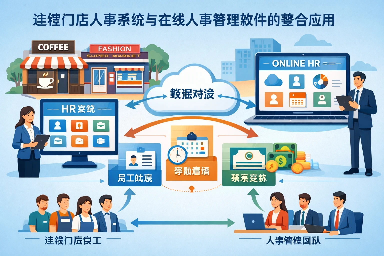 连锁门店人事系统与在线人事管理软件的整合应用