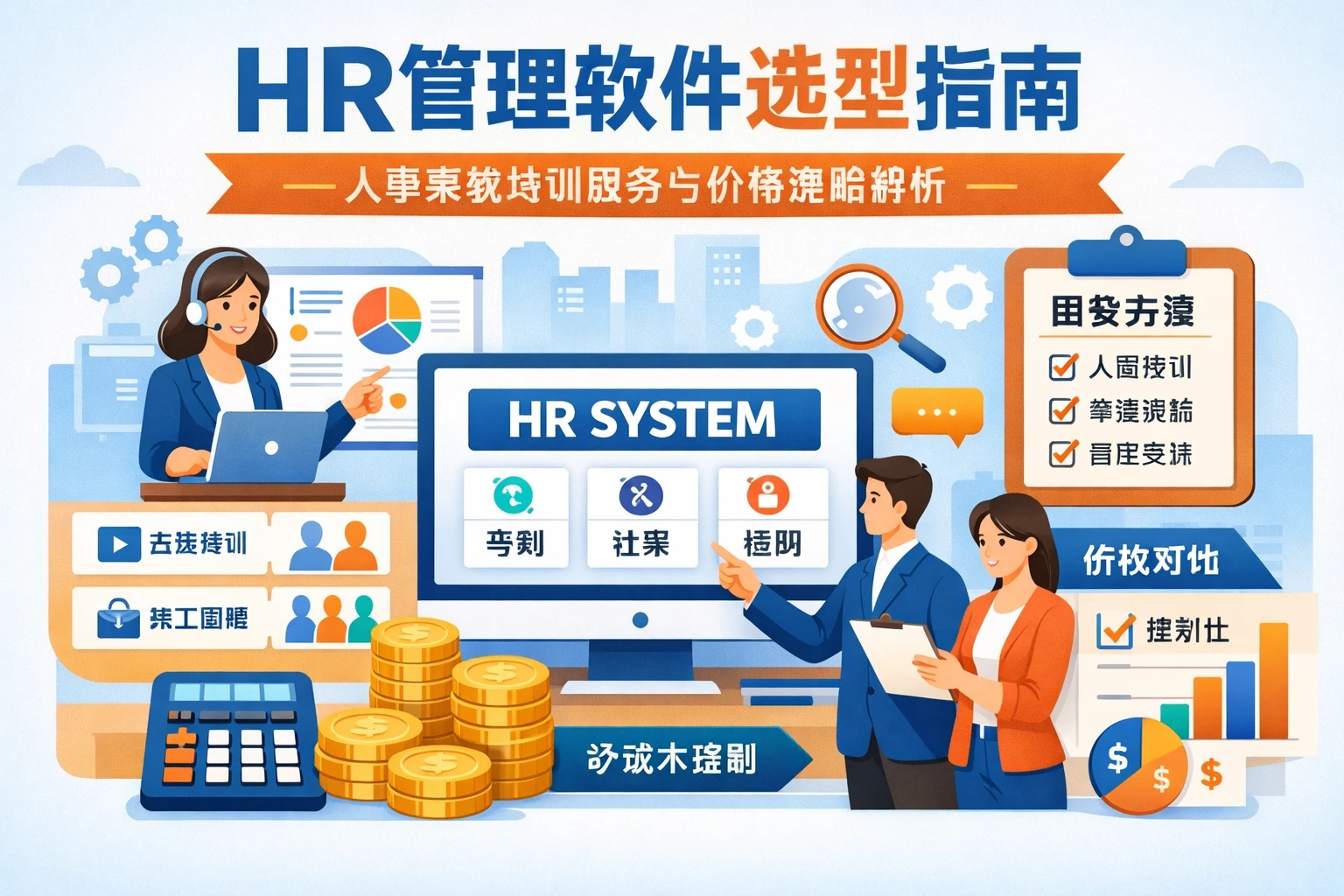 HR管理软件选型指南：人事系统培训服务与价格策略解析